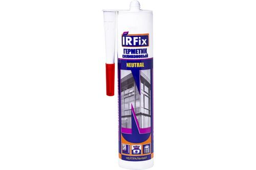 Герметик силиконовый нейтральный IRFIX NEUTRAL 310 мл бесцветный, изображение