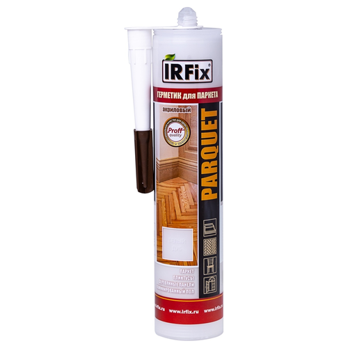 Акриловый герметик для паркета IRFIX PARQUET 310 мл "Белый дуб", фотография