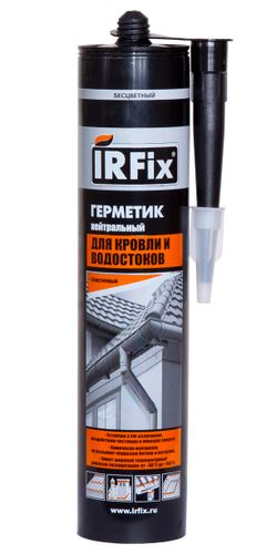 Герметик для кровли и водостоков нейтральный IRFIX 310 мл коричневый, изображение