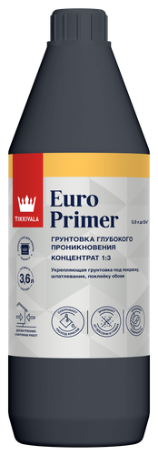 Грунтовка Tikkurila/Tikkivala EURO PRIMER 0,9л, детальное фото