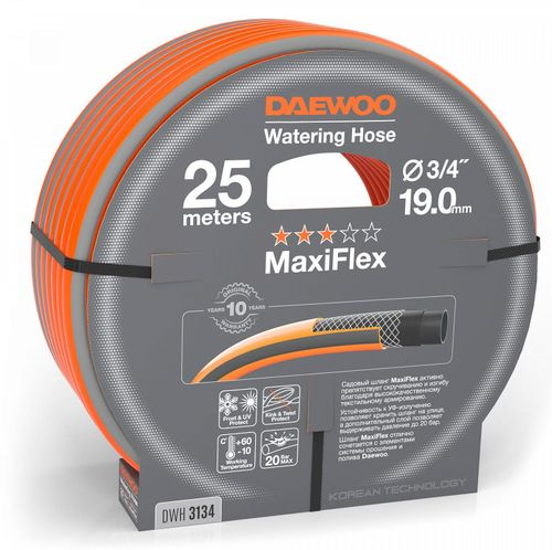 Шланг садовый DAEWOO Maxiflex 3/4" 25м, детальное фото