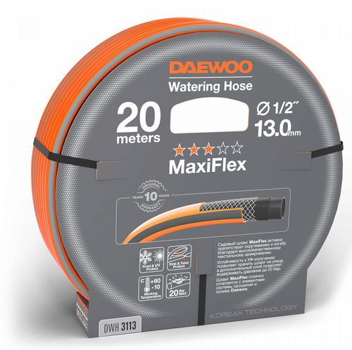 Шланг садовый DAEWOO Maxiflex 1/2" 20м, фото