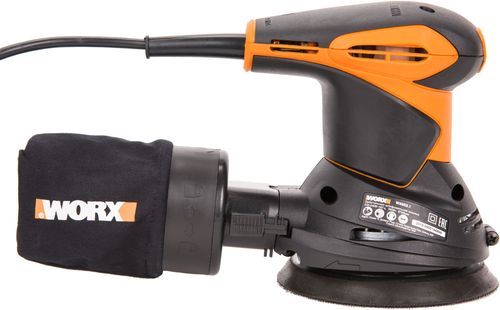 Шлифмашина эксцентриковая Worx WX652.1, крупный план