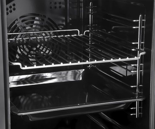 Шкаф духовой электрический ORE VS45 INOX серебристый 45 см, фотография