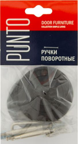 Завертка дверная PUNTO BK6 TL BL-24 черный, фото