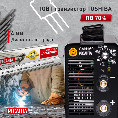 Сварочный инвертор РЕСАНТА САИ 160, картинка
