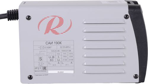 Сварочный инвертор РЕСАНТА САИ-190К (65/36), фотография