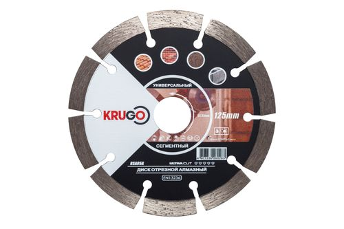 Алмазный диск KRUGO 125 x 2.0 x 22.23 x 10 мм гранит/бетон, изображение