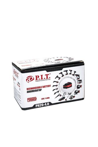 Аккумулятор P.I.T. ONEPOWER ph20-4.0 Li-Ion 20В 4Ач, крупный план