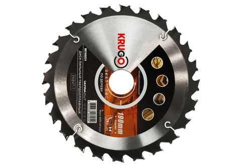 Диск пильный по дереву KRUGO 190 x 2.2/1.4 x 24T x 30 мм, картинка