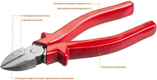 Бокорезы с пластиковой рукояткой MIRAX 160 мм, изображение