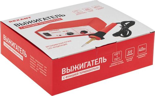 Выжигатель пирограф, 40 Вт, 230В, коробка REXANT, изображение