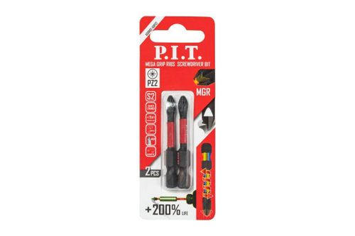 Бита ударная P.I.T. PZ2x50 мм 2 шт в уп.(ASDR02-50PZ2), изображение