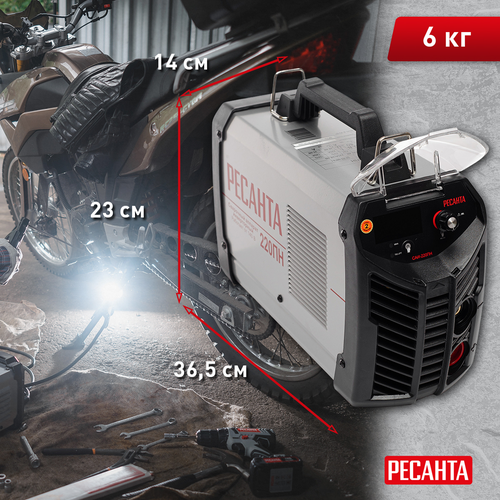 Сварочный инвертор РЕСАНТА САИ 220 ПН (65/20), картинка
