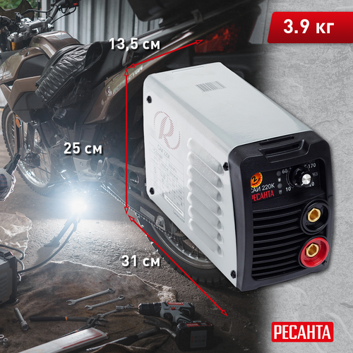 Сварочный инвертор РЕСАНТА САИ-220К (65/37), фотография