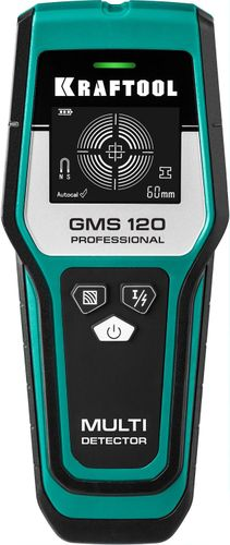 KRAFTOOL GMS 120 ЖК дисплей, Универсальный детектор, картинка