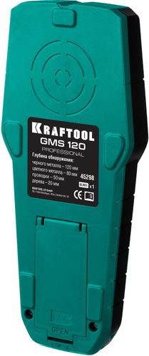 KRAFTOOL GMS 120 ЖК дисплей, Универсальный детектор, картинка
