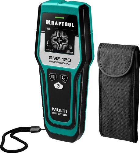 KRAFTOOL GMS 120 ЖК дисплей, Универсальный детектор, фото