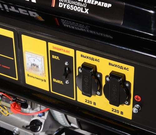 Генератор бензиновый HUTER DY6500LX, изображение