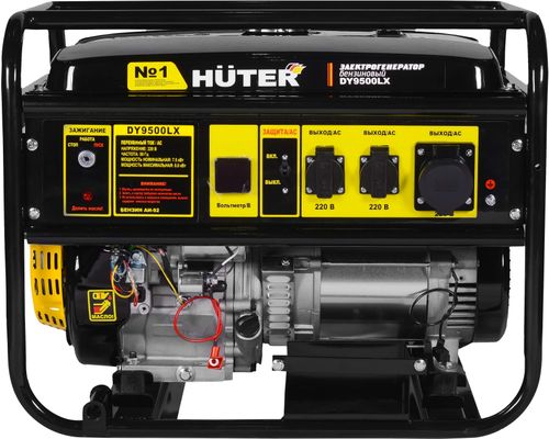 Генератор бензиновый HUTER DY9500LX, картинка