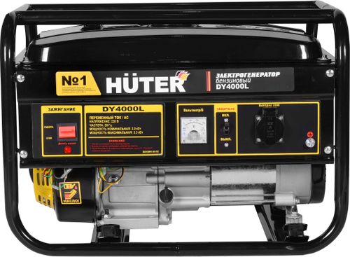 Бензиновый генератор HUTER DY4000L, крупный план