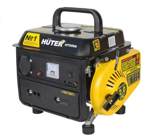 Генератор бензиновый HUTER HT950A 950 Вт, фото