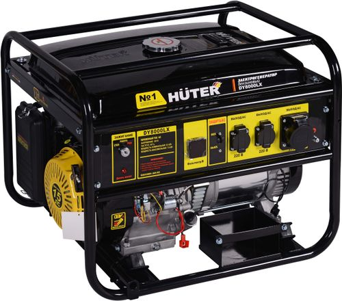 Бензиновый генератор HUTER DY8000LX, фото