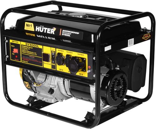 Бензиновый генератор HUTER DY8000L, фото