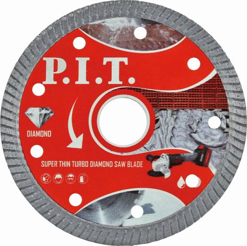 Диск алмазный отрезной Turbo сверхтонкий P.I.T. 150x22,2x1,4 мм ACTW03-T150A, крупный план