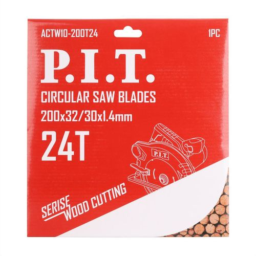 Диск пильный P.I.T. 200x32/30x1,4 мм 24T ACTW10-200T24, картинка