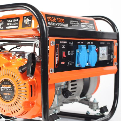 Генератор бензиновый PATRIOT Max Power SRGE 1500 1 КВт, детальное фото
