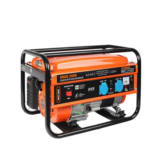 Генератор бензиновый PATRIOT Max Power SRGE 2500 2 КВт, крупный план