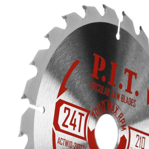 Диск пильный P.I.T. 210x30/20/16x1,4 мм 24T ACTW10-210T24, фотография