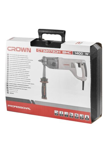 Дрель алмазного бурения электрическая CROWN CT32072DH BMC 1400 Вт, детальное фото