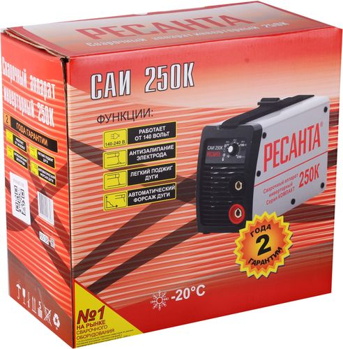 Сварочный инвертор РЕСАНТА САИ-250К (65/38), вид