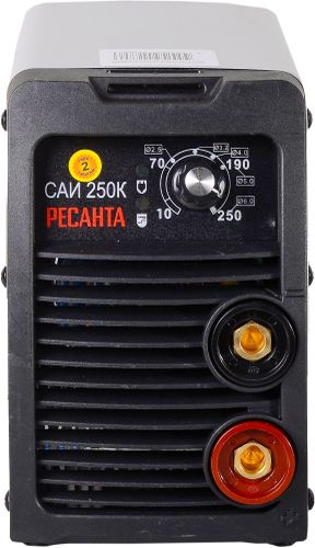 Сварочный инвертор РЕСАНТА САИ-250К (65/38), крупный план