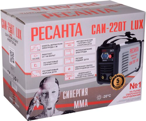 Сварочный инвертор РЕСАНТА САИ 220Т LUX, фотография