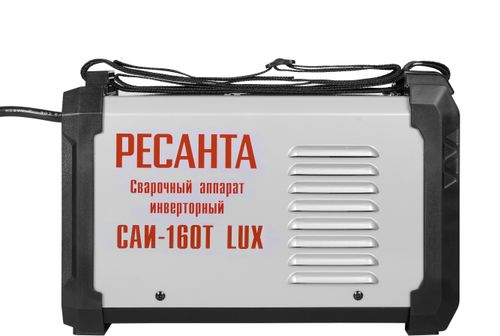 Сварочный инвертор РЕСАНТА САИ 160Т LUX, крупный план