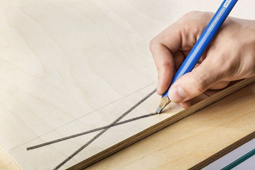 Карандаш плотника ЗУБР удлинённый 250 мм, картинка