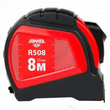 Рулетка измерительная AMO R508, 8 м, крупный план