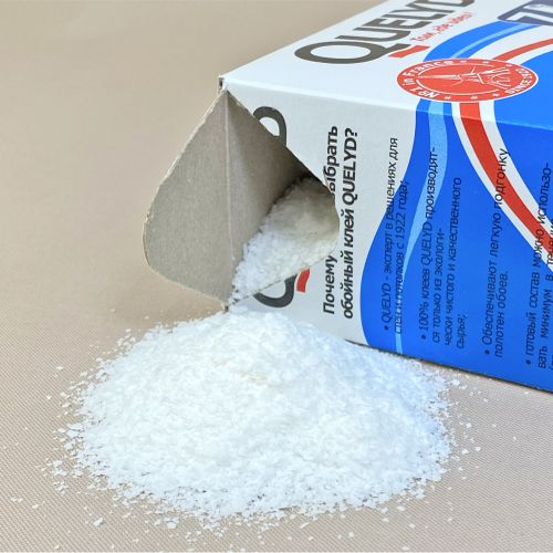 Обойный клей Quelyd Спец-флизелин для флизелиновых обоев 450 г, крупный план