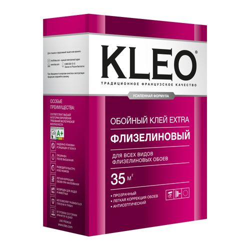 KLEO EXTRA 35, клей для флизелиновых обоев, 240г, детальное фото