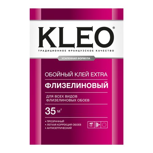 KLEO EXTRA 35, клей для флизелиновых обоев, 240г, вид
