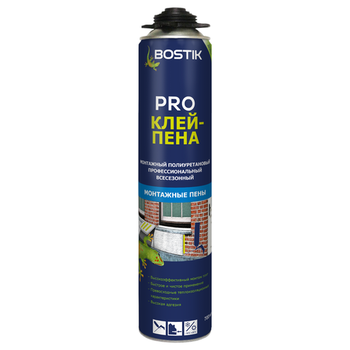 Клей-пена BOSTIK PRO  монтажный полиуретановый профессиональный всесезонный, фотография