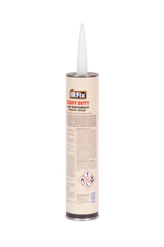 Клей монтажный IRFIX HEAVY DUTY каучуковый 310 мл Бежевый, RAL 1024, вид
