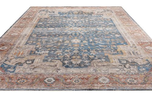 Ковёр Турция MAJESTIC 1365A-NAV-RED 2,0x2,9, фотография