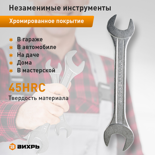 Набор рожковых ключей ВИХРЬ (73/6/5/5), фотография
