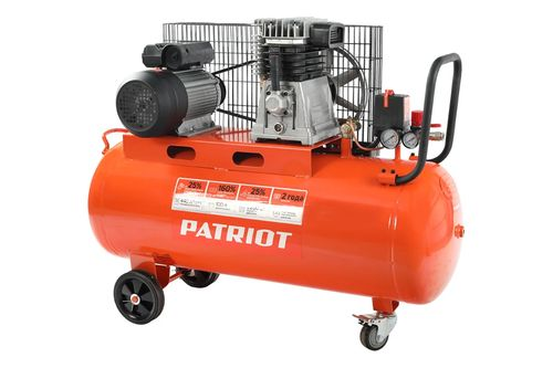 Компрессор поршневой ременной PATRIOT PTR 100-440I 100 л, крупный план
