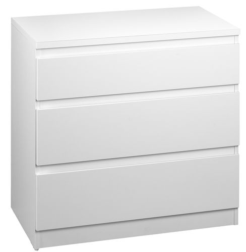 Комод Шведский Стандарт Кастор 3 ящика 650x396x716 мм, белый, вид