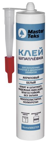 MasterTeks HM клей-шпатлевка акриловый 400 гр белый, вид